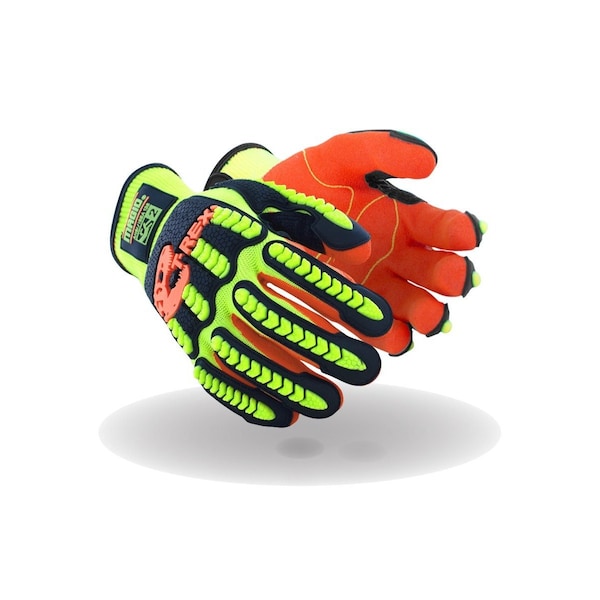 Magid TREX Flex Series TRX500 HiViz Impact Gloves, XXL, PR TRX500-XXL - main